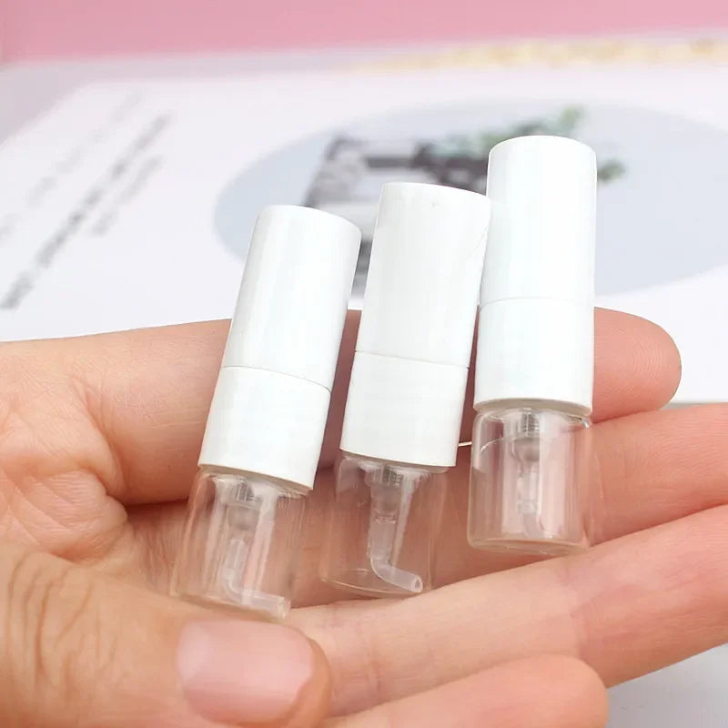 Refillable Glass Perfume Spray Bottles - Fine Mist Dispenser Sample Set