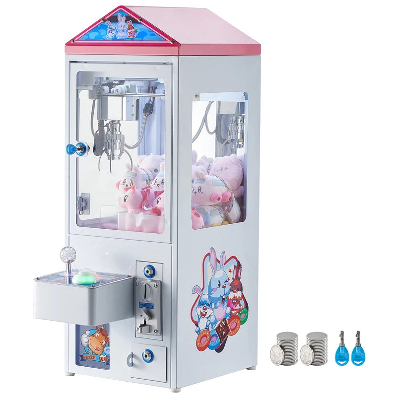 Claw Machine Arcade Game with Adjustable Grip 0-3 Inch Jaw Diameter for Kids