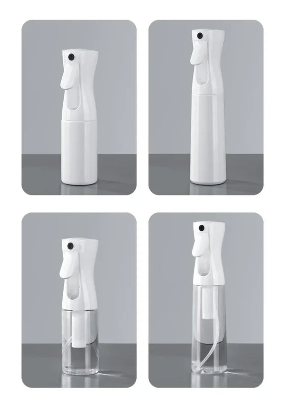 High Pressure Refillable Hair Spray Bottle with Continuous Mist for Salon & Hair Styling