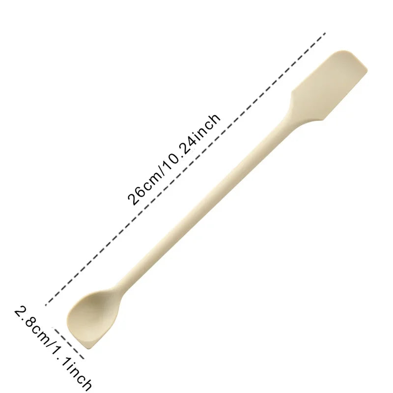 Silicone Spatula Set Double-Headed Makeup & Kitchen Scraper, Small Tip, Multiple Colors
