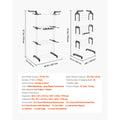 Foldable Clothes Drying Rack with Sock Clips, Adjustable Height Indoor Outdoor Laundry Dryer