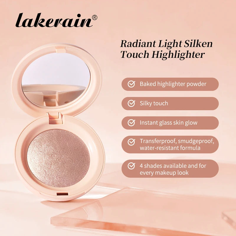 Long Lasting Waterproof Silken Touch Highlighter Powder - Luminescent Makeup