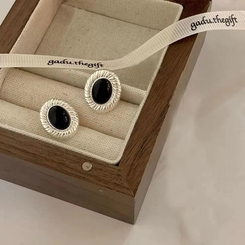 Sterling Silver Geometric Stud Earrings for Women - Versatile Jewelry Gift