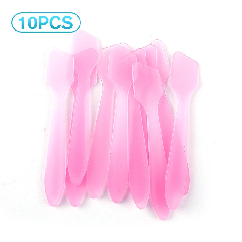 Mini Cosmetic Spatulas Set - Makeup & Face Mask Application Tools, 10 Pcs