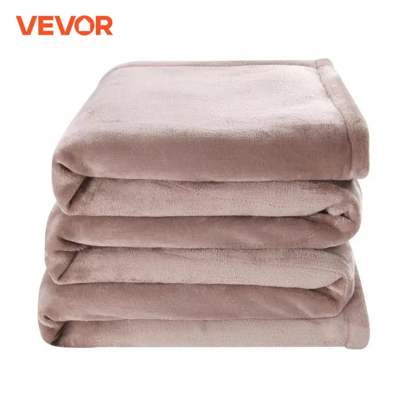 Electric Heated Throw Blanket King Size 100x90 Soft Flannel with 5 Heat Levels & Auto-Off
