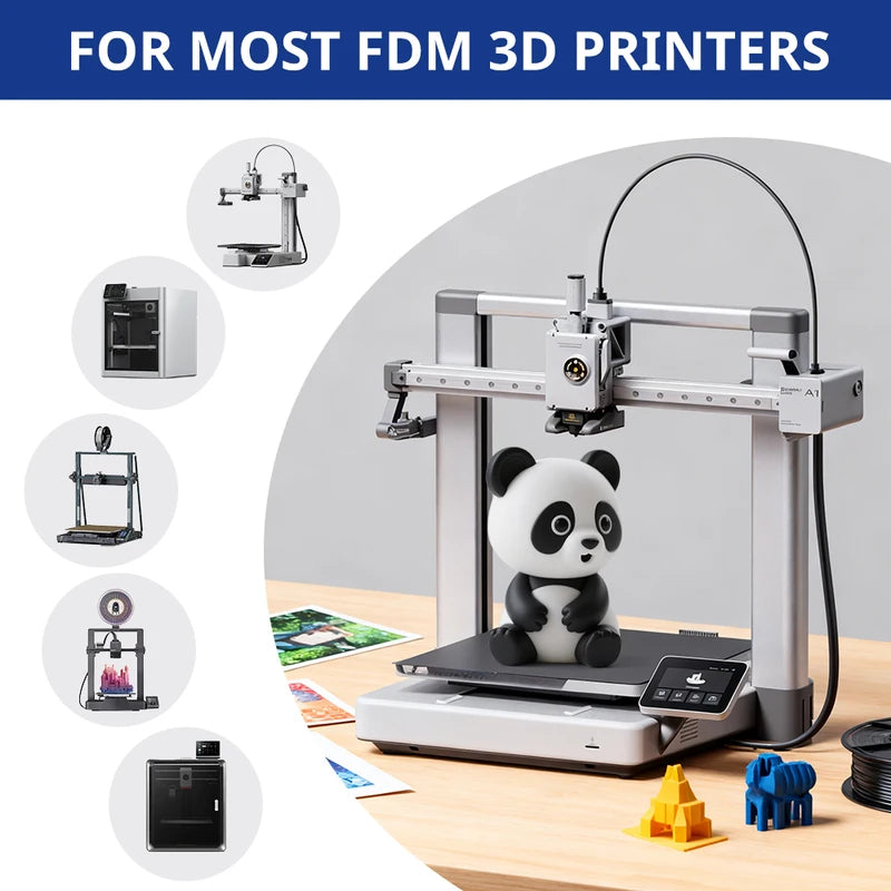 10kg 3D Printer Filament Set - PLA, PETG, HS-PLA, HS-PETG, Matte PLA, 1.75mm