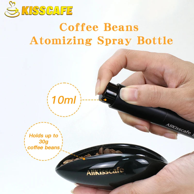 Portable Coffee Beans Spray Bottle 10ml Anti-Static Humidifier for Barista Espresso