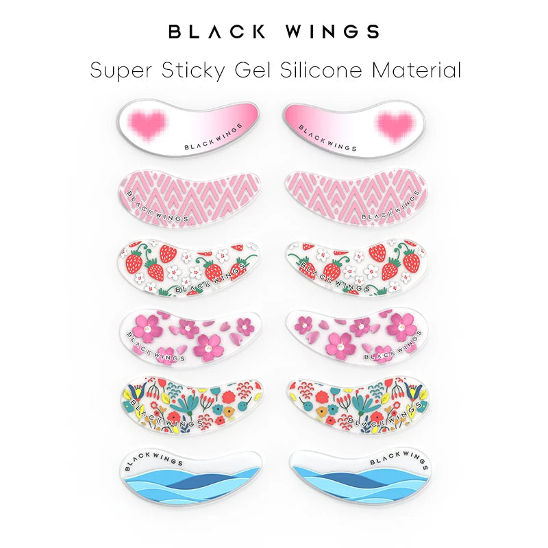 Reusable Silicone Eye Mask with Strawberry Design for Cooling and Skin Care