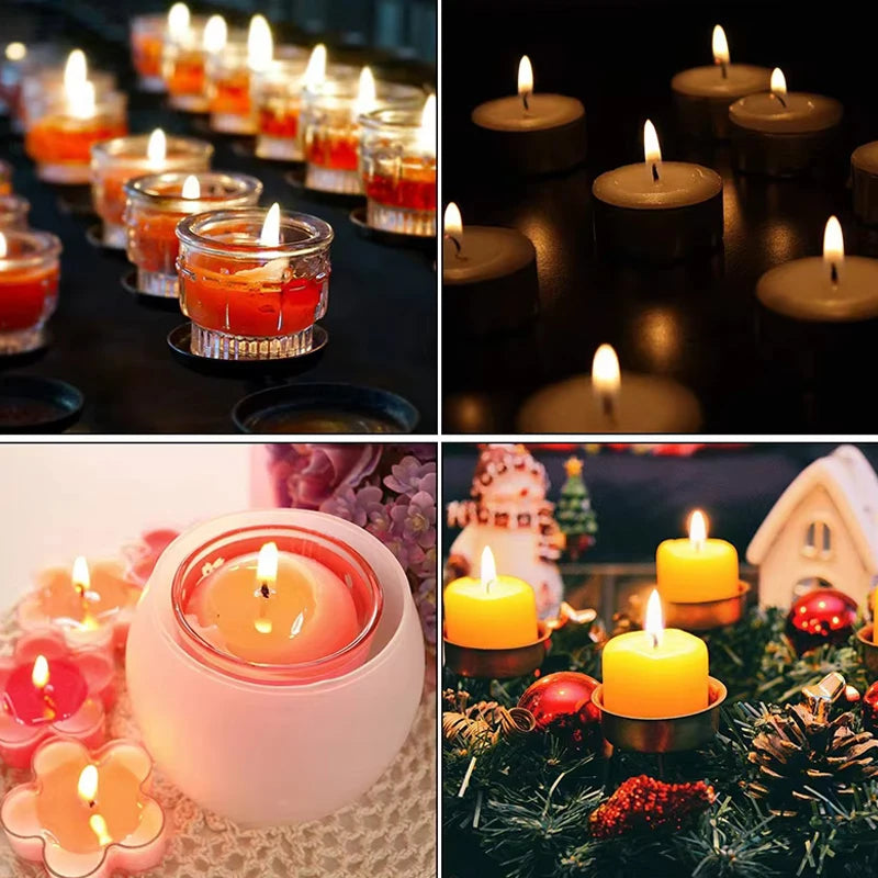 Candle Wick Stickers 240pcs Heat-Resistant Double-Sided Adhesive Wicks for DIY Candles
