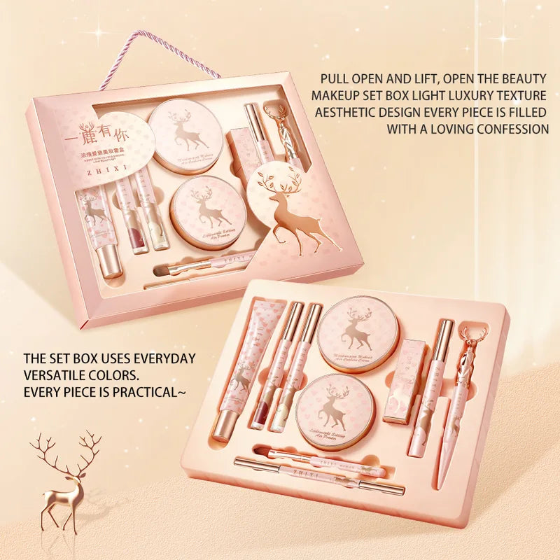 10-Piece Makeup Gift Set Full Face Cosmetics Kit - Beauty Collection for Birthdays & Valentine's Day