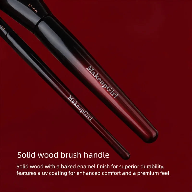 Full Face Makeup Brush Set for Beginners - Eyeshadow & Foundation Tools