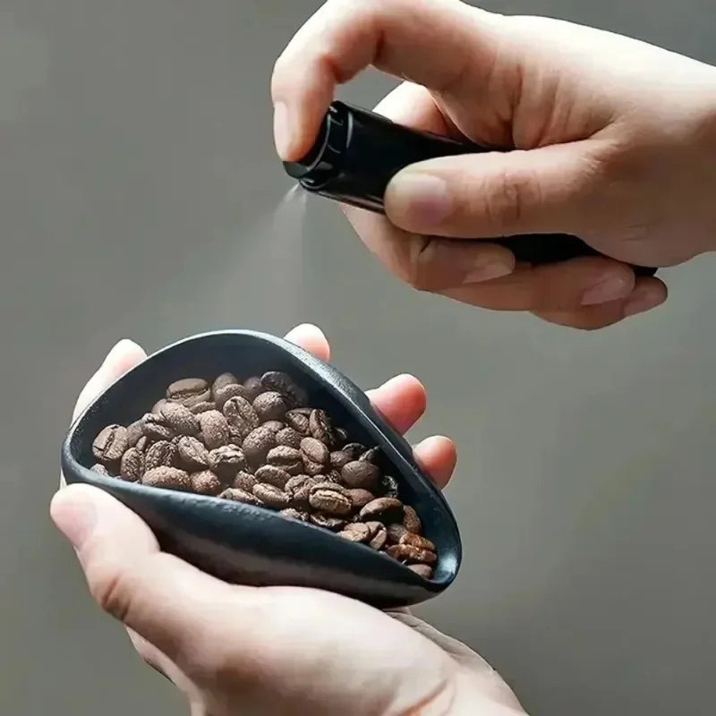 Coffee Bean Spray Bottle Anti-Flying Powder & Static Ultrafine Refillable Sprayer