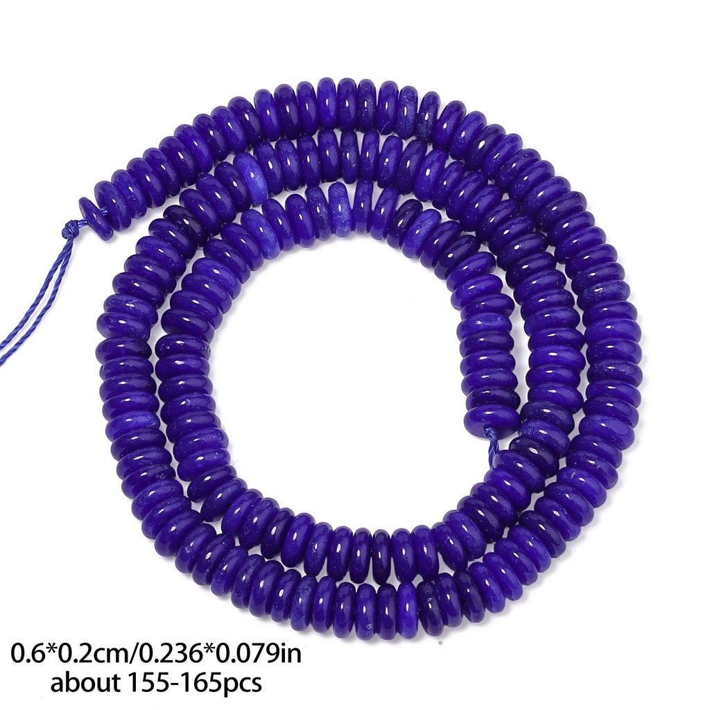 6x2mm Multi-Color Tourmaline Apatite Amethyst Garnet Jade Bead Set for Jewelry Making