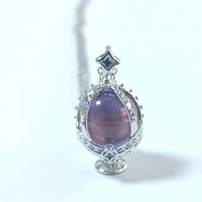 Anime Puella Magi Madoka Magica Necklace Choker with Crystal Pendant