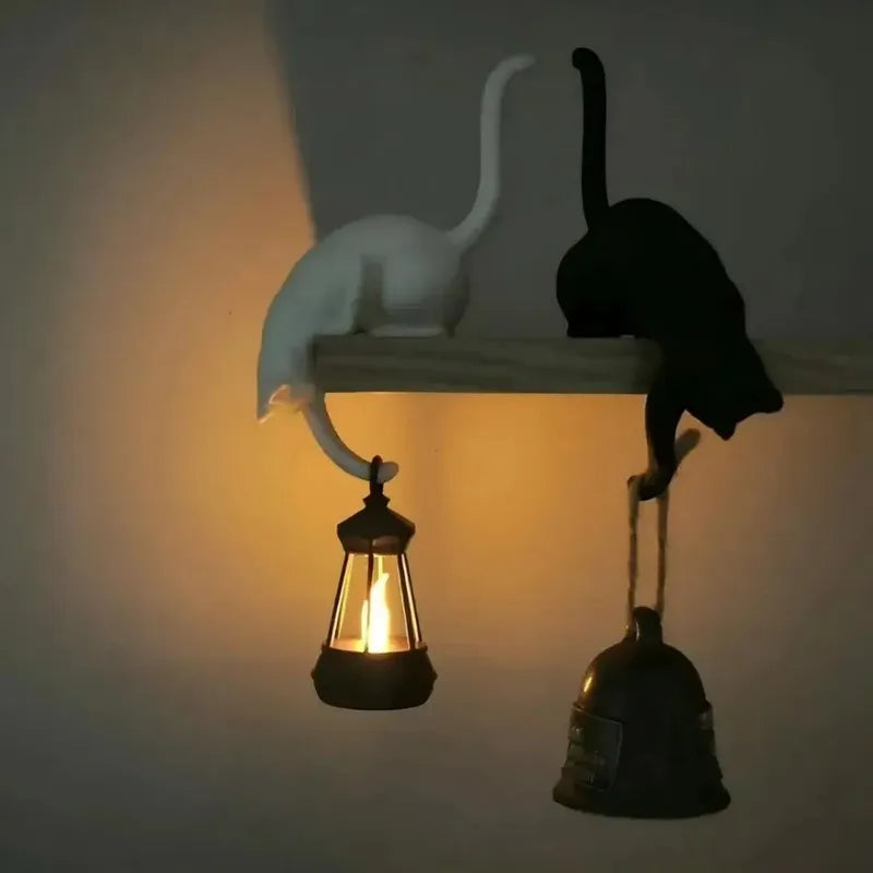 Cat-Shaped Hanging Ornament Hook - Inverted Towel & Storage Hook for Home Decor