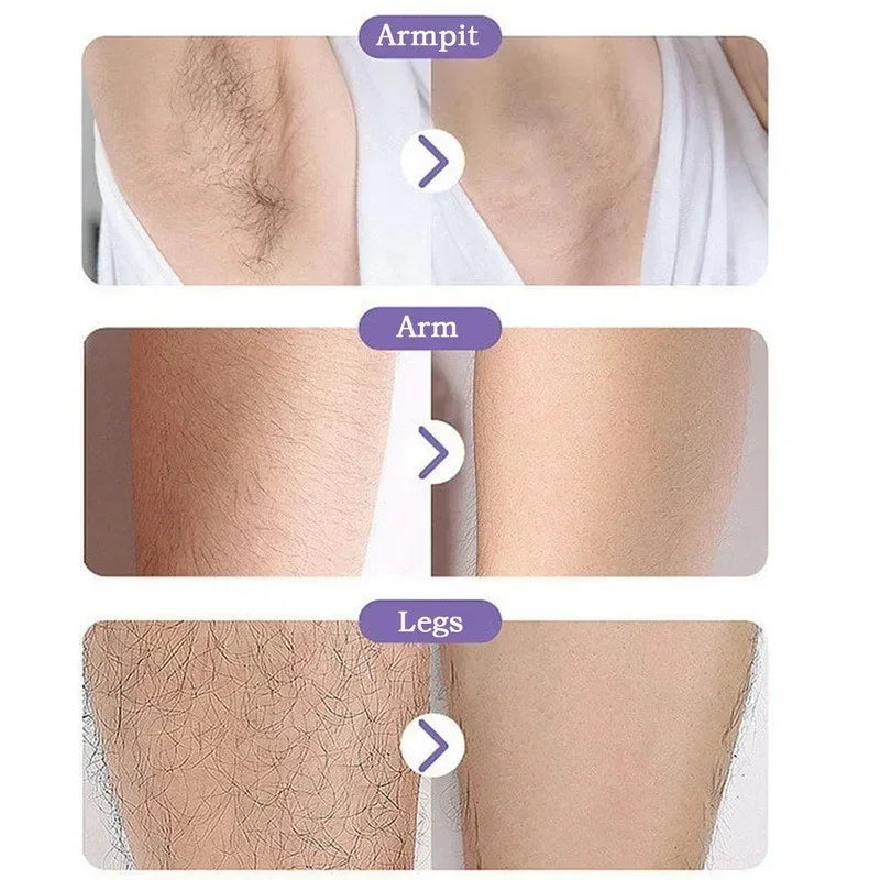 Painless Crystal Hair Eraser for Body & Facial Hair Removal - Reusable & Eco-Friendly