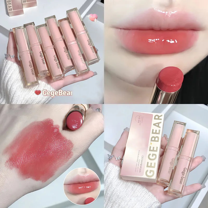 Silky Glossy Lipstick with Water Bomb Moisture - Comfortable Ultra Sheen Lip Balm