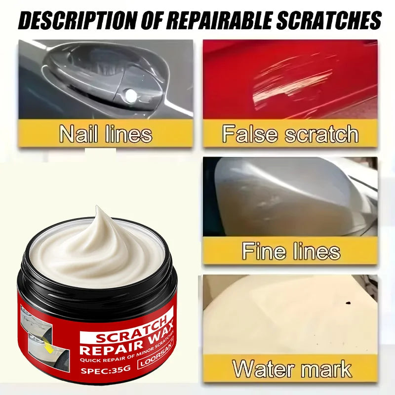 Car Scratch Repair Wax - Paint Polishing Compound for All Colors