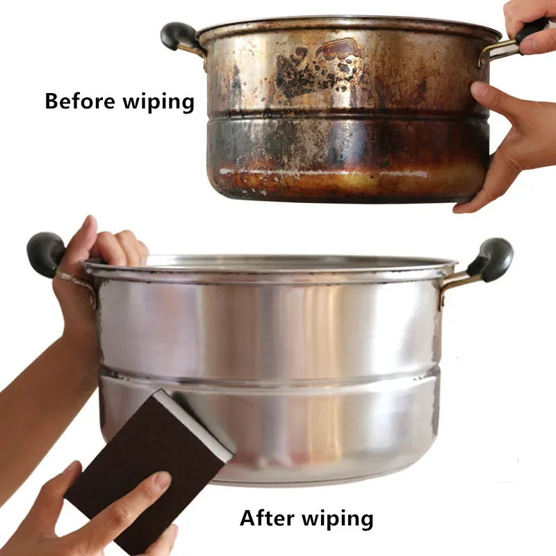 Magic Sponge Eraser Cleaning Brush for Rust and Grease Removal - Multi-Color