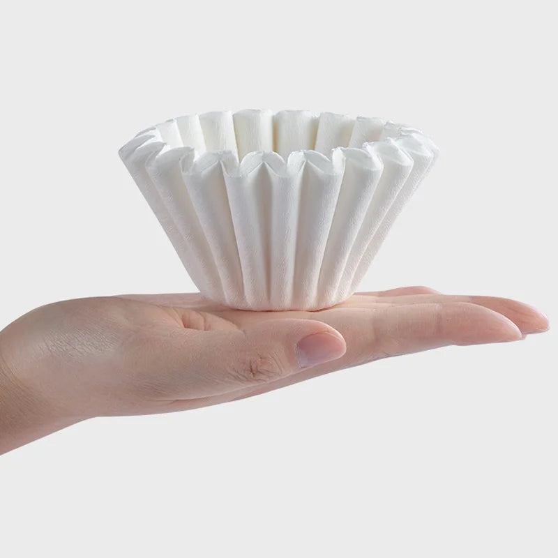 Coffee Filter Papers 50 Sheets for 1-4 Cup Pour Over Coffee Dripper - Light Green & Grey Variants