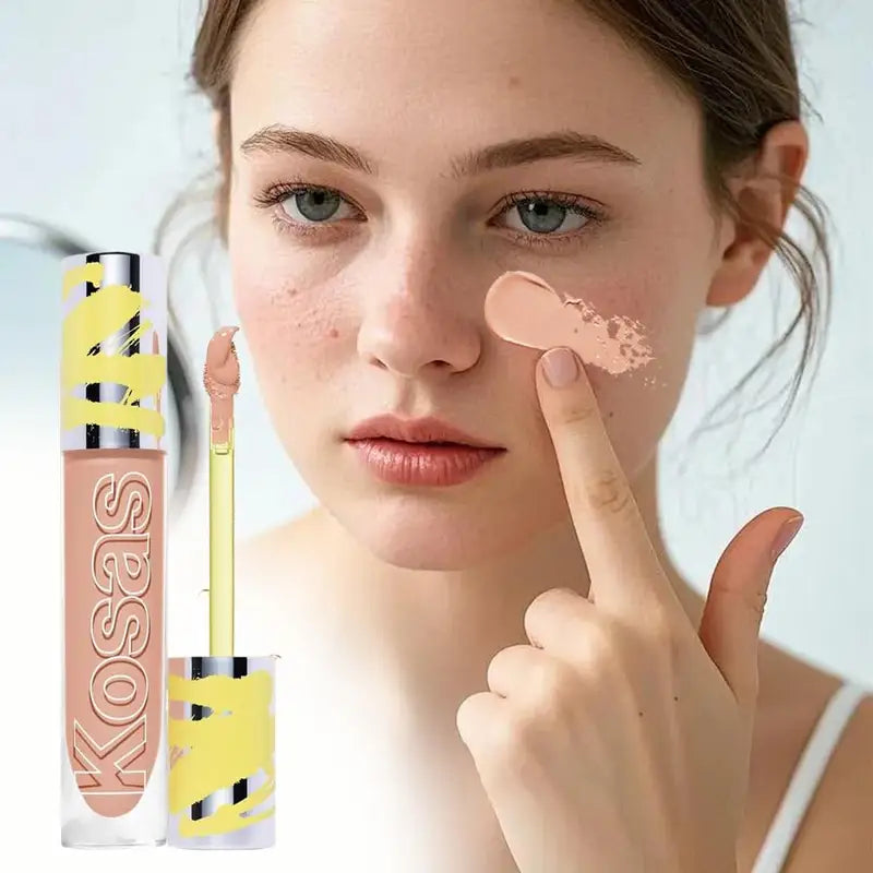 Hydrating Brightening Concealer for Dark Circles and Blemishes - Long Lasting & Crease-Free