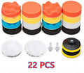 Car Polishing Sponge Pads Kit Foam Buffer Buffing Machine Wax Pads for Auto Motorcycle
