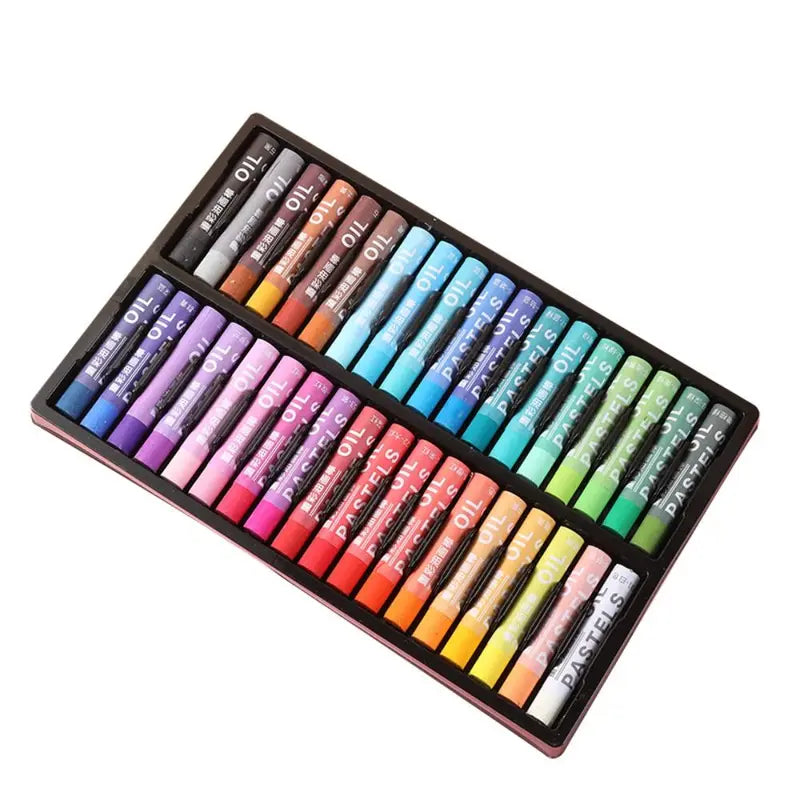 Set of 12/24/36/48pcs Morandi Oil Pastels Art Supplies for Beginners & Professionals