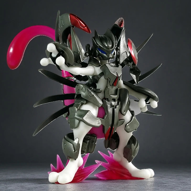 Mewtwo Pokémon Action Figure - Red & Green Anime Collectible Toy Decoration