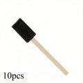 Wooden Handle Foam Paint Brush - Sponge Brush for DIY Painting & Dyeing