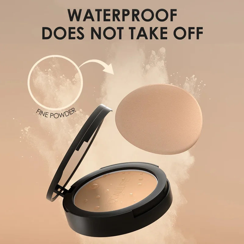 Mineral Face Pressed Powder Foundation Oil Control Matte Finish 3 Shades