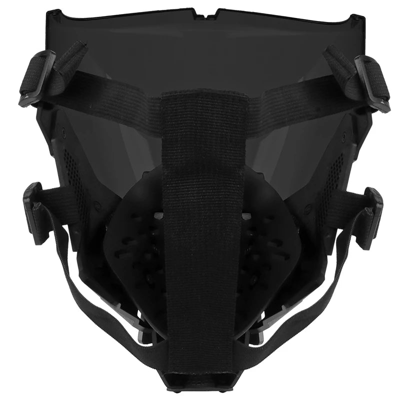 Tactical Full Face Mask Breathable Cosplay Helmet for Halloween and Airsoft