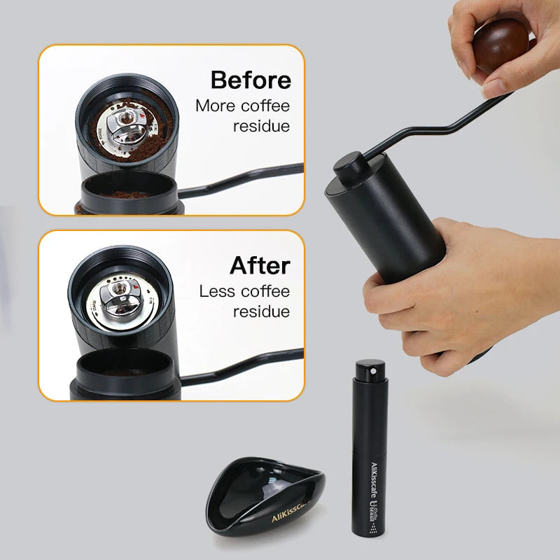 Portable Coffee Beans Spray Bottle 10ml Anti-Static Humidifier for Barista Espresso