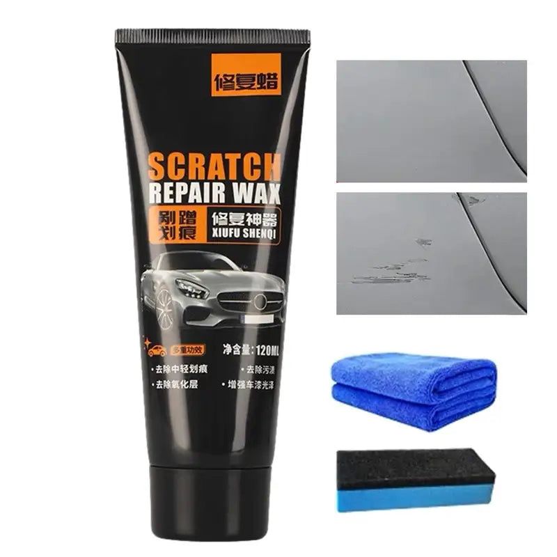 Car Scratch Repair Wax - Auto Paint Touch-Up & Polishing Tool 120ml
