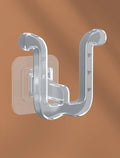Wall-Mounted Slipper Rack 2/6 Pack Plastic Bathroom Shoe Organizer Storage