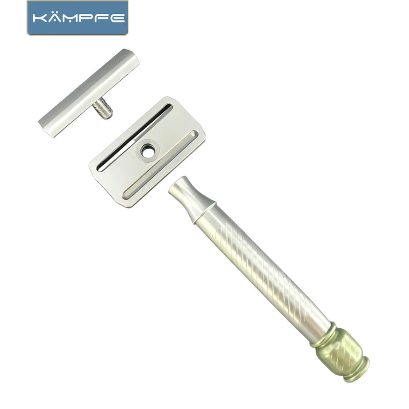 Traditional CNC Aluminum Safety Safety Razor - Double Edge Manual Shaver for Close Shave