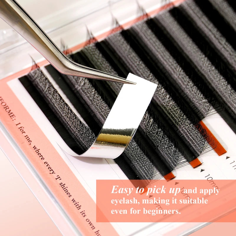 Eyelash Extensions Premade Fans 3D 4D 5D W Shape Full Dense Natural Look