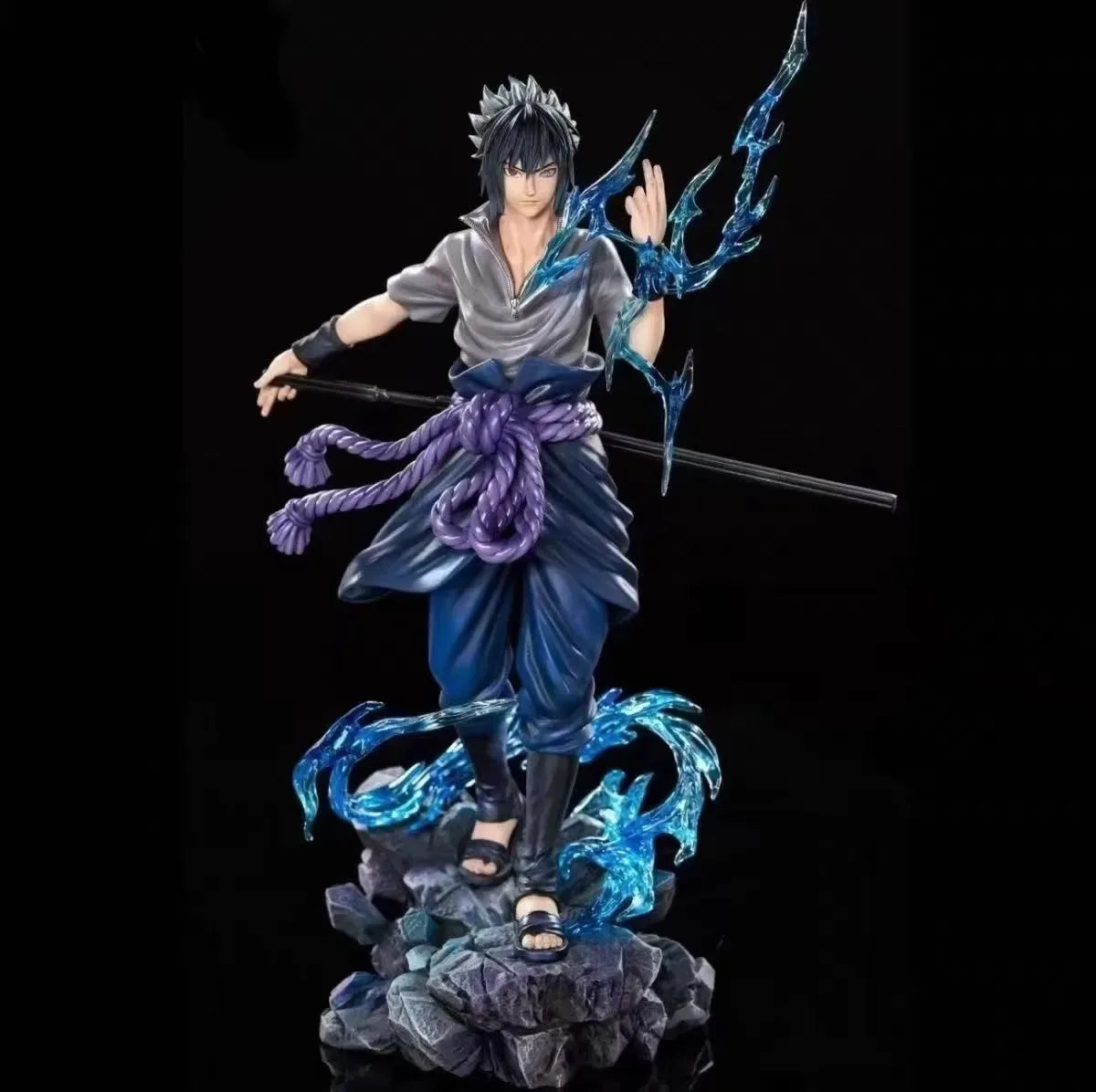 Anime Action Figure Naruto Uchiha Sasuke PVC Statue Collectible Toy 23cm