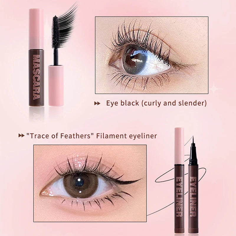 9-Piece Lipstick, Powder, Mascara & Eyebrow Pencil Makeup Set
