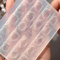 Cute 3D Nail Art Mold with Hat and Bow Tie Frame Silicone DIY Accessories