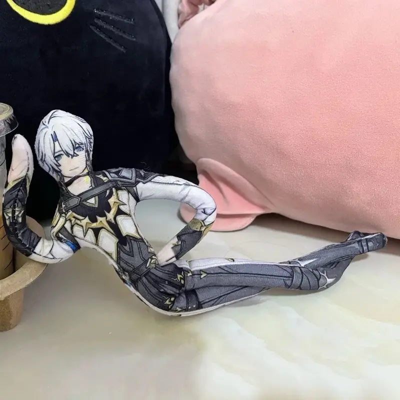 Anime Cosplay Stuffed Doll with Wire Skeleton - Honkai Star Rail Toy, 28cm Tall, Multiple Colors