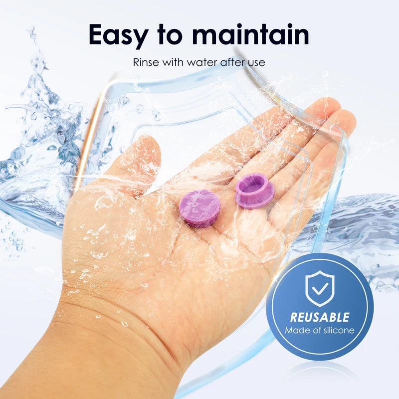 3ml Glass Vial Caps Leakproof Reusable Silicone Protective Covers for Insulin & Samples