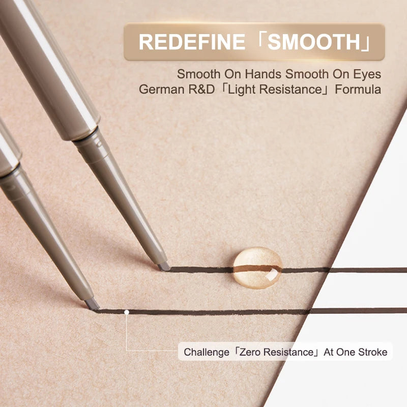Precise Gel Eyeliner Pencil for Beginners - Smooth, Triangle Detailing