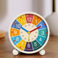 Children's Silent Desktop Alarm Clock - Cartoon Wake Up Clock for Kids & Bedroom