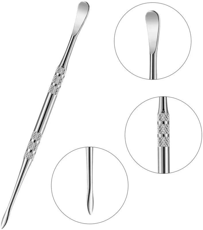 10 Pieces Stainless Steel Wax Carving Tools with Rainbow Handles - 4.75 Inch Sculpting Set