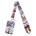 Anime Pirate Card Holder Lanyard with Neck Strap for Keys ID Phone Badge