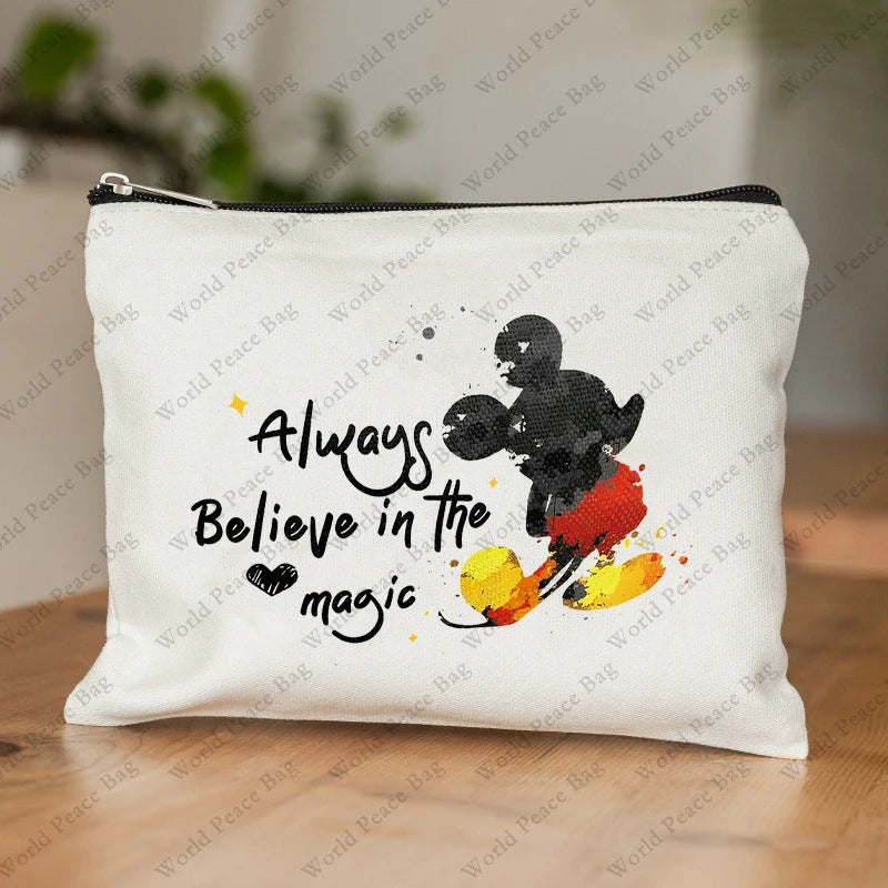 Cute Travel Makeup Bag for Women, Large Capacity Cosmetic Organizer
