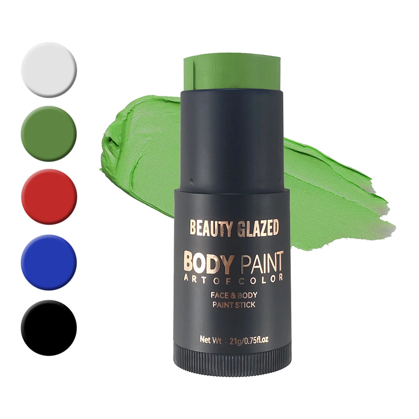 Face & Body Paint Kit - Non-Toxic, Safe for Sensitive Skin, 5 Colors for Party Cosplay