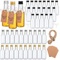 Mini Liquor Bottles Set 10/30/50/100pcs 1.7oz Plastic Spirit Bottles with Caps