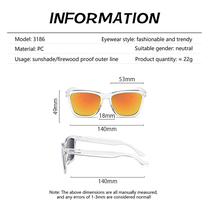 UV Protection Sunglasses for Men with Coated Lenses - Outdoor Sports Shades