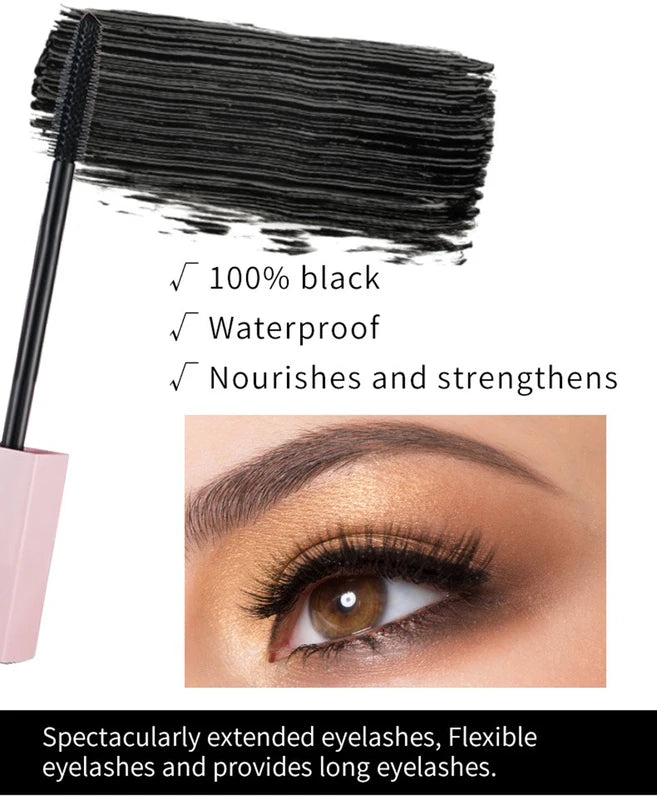 Custom Logo Private Label Waterproof Mascara - Long-lasting, Volumizing, Curling Makeup
